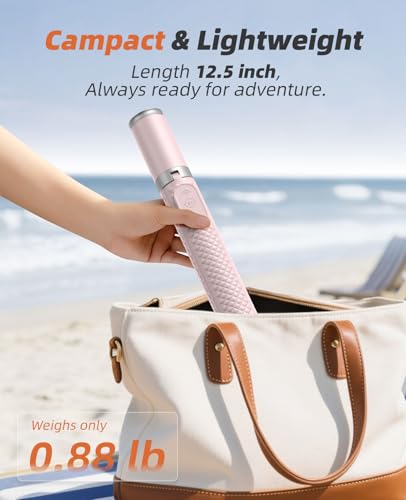 Tripod for iPhone, Selfie Stick with Remote, Stable & Durable Phone Tripod - color: Pink