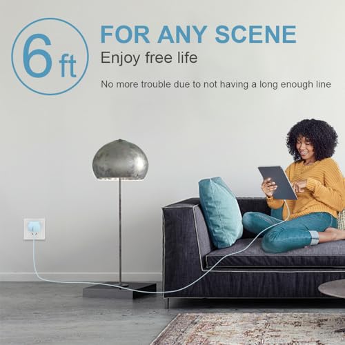 iPhone 18 17 16 15 Charger Fast Charging USB C Charger Block - color: Blue, size: 6FT