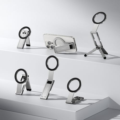 ULANZI MA60 Magnetic Phone Tripod, Aluminium Mini Tripod for iPhone Silver - color: Silver