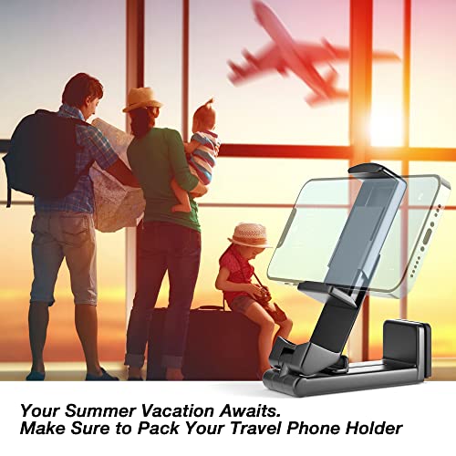 Perilogics Airplane Phone Holder Mount, Plane Travel Essentials - color: Black / Pink