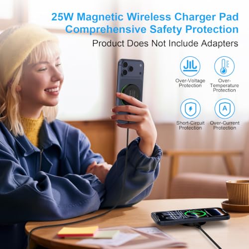 25W Samsung Wireless Charger Fast Charging for Samsung Galaxy Z Fold/Flip8 - color: 1black