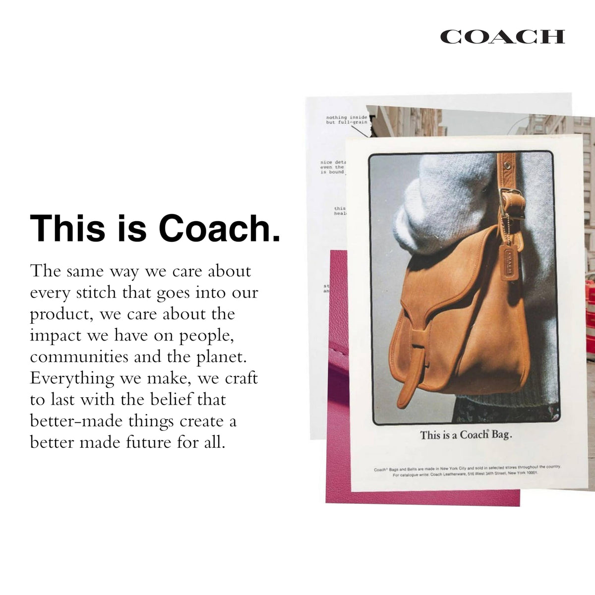 COACH Soft Grain Leather Tabby Wallet