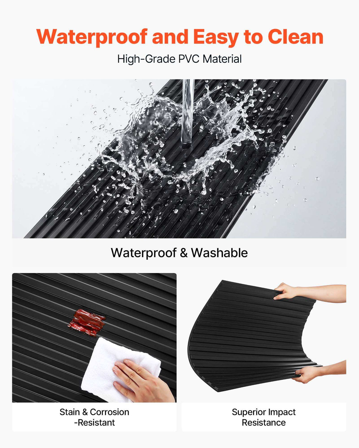 24 x 48 in PVC Ceiling Tiles 12-Pack 3D Black Linear Slat Panels, Smooth PVC Sheet for Drop Grid, Impact-Resistant, Paintable Surface, Easy Cut, Modern Decorative Style for Home, Office