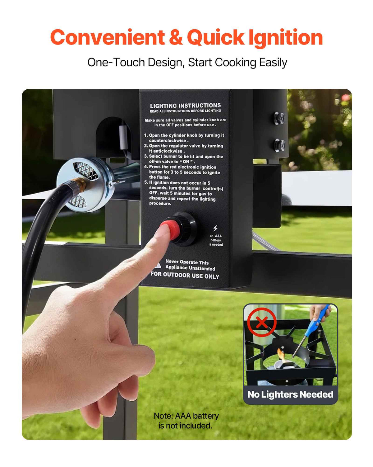Outdoor Propane Deep Fryer, Dual-Tank 18QTx2 Commercial Fryer, Multi-Purpose Portable Frying Cart with Wheel, 3 Basket, 2 Thermometer, Stainless Steel Cooker for Fish Fry Wings Fries, 40,000 BTU