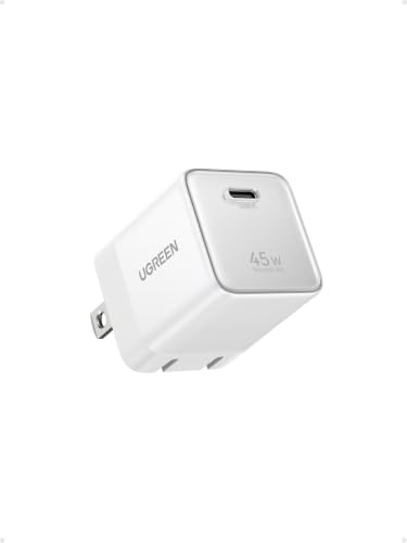 UGREEN Nexode Air 45W USB C Charger Block, Ultra Mini GaN Fast Charging - color: White