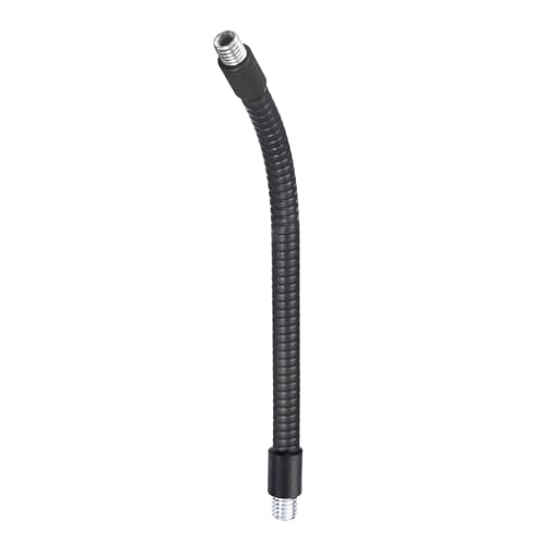 6-Inch Flexible Gooseneck Tubing, 3/8"-16 Male to Male Thread Universal Arm Gooseneck Extension Holder for Microphone, Tripod Phone, Camera, LED Video Lights - color: 1 Pack, size: 6 Inch