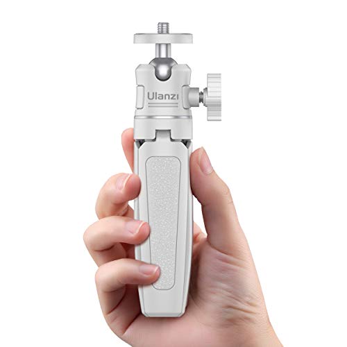 ULANZI Extension Pole Tripod Mini Selfie Stick Stand Handle Grip Vlogging - color: White