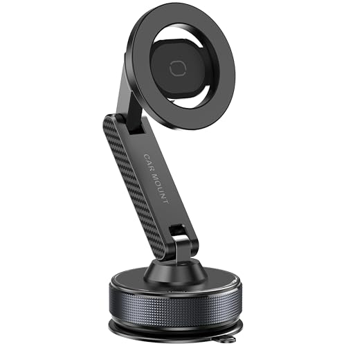 Phone Holder for Your Car Vacuum Magnetic Car Phone Holder for Magsafe 360° Adjustable Car Phone Mount Cell Phone Holders for Your Car for iPhone 17 16 15 14 13 12 Pro Max Plus Air