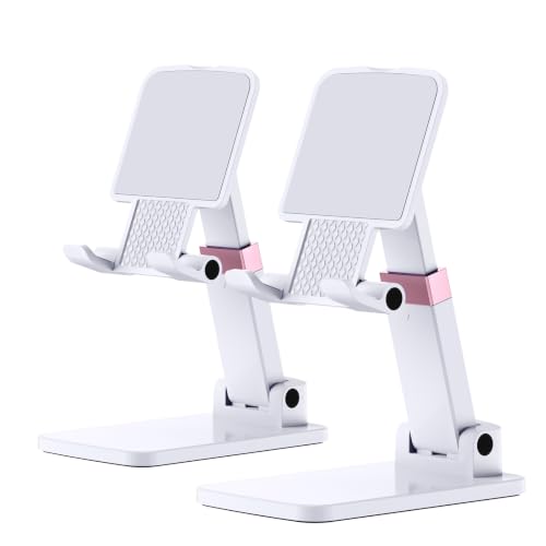 Cell Phone Stand Cute Mobile Holder For iPhone Desk Office Accessories - color: 05-Snow-white