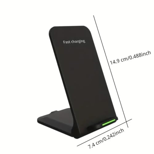 Dual Coil Wireless Charger Phone Charge for iPhone 17 16 15 14 13 12 Pro Max 15 14 13 12 Folding Fast Charging for Samsung Xiaomi 17 Pro Ma4x (Black with Cable) - color: Black with Cable