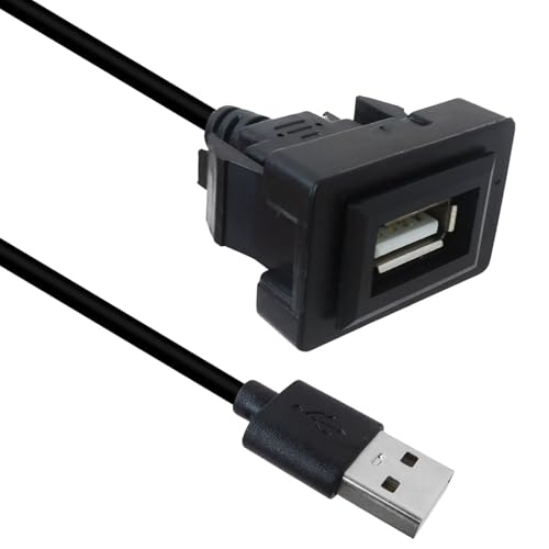 JURENGUDF Male to Female USB Power Socket Adapter, USB Port Car Charger Designed for Toyota Previa 2016