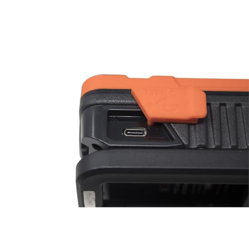 K Tool International 7334XD Rechargeable Work Light, 1100 Lumen COB with 500 Lumen Flashlight, Folding Stand, Magnetic Base, Type C Charging, Power Meter