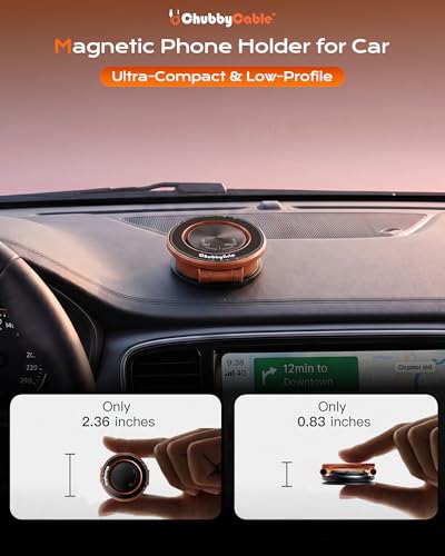 ChubbyGrip AirVac Vacuum Magnetic 360° Adjustable Phone Mount - color: A-Vacuum Base