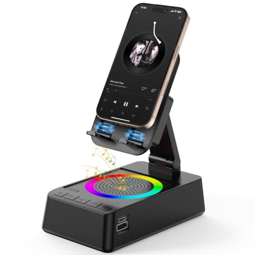 TARKARI Induction Speaker, Phone Stand with Speaker, Bluetooth Speakers