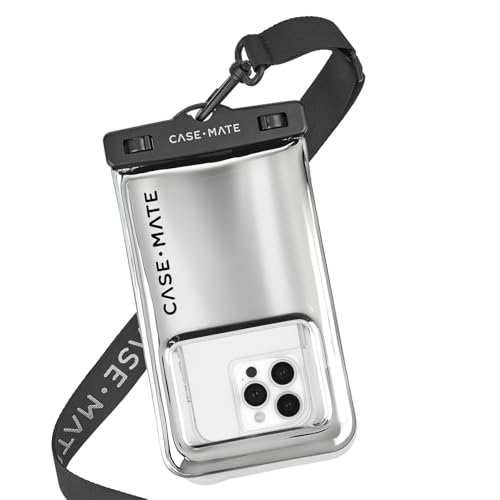 Case-Mate IP68 Waterproof Phone Pouch - Silver Chrome - color: Silver Chrome