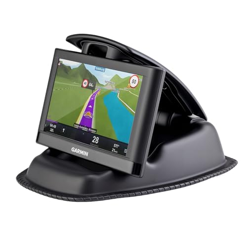 APPS2Car Weighted Beanbag GPS Holder for Car Dashboard, Spring-Loaded Clamp