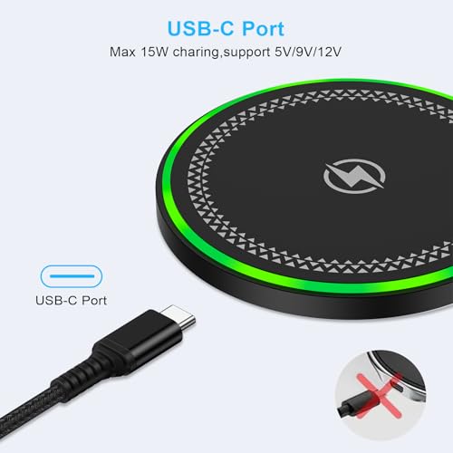 Wireless Charger Fast Charging Pad Wireless Phone Charger Pad