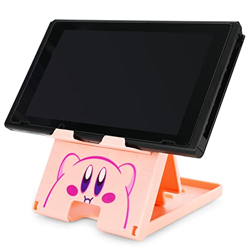 Foldable Stand for Nintendo Switch/2/Lite/OLED, Adjustable Switch Holder - color: Pink