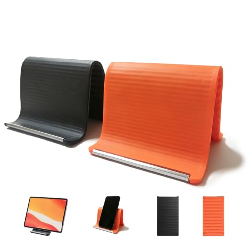 Silicone Phone Stand with Aluminum, Flexible Foldable Phone Holder