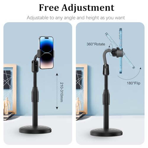 Cell Phone Holder, Height and Angle Adjustable Cell Phone Holder