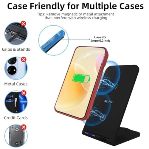 Dual Coil Wireless Charger Phone Charge for iPhone 17 16 15 14 13 12 Pro Max 15 14 13 12 Folding Fast Charging for Samsung Xiaomi 17 Pro Ma4x (Black with Cable) - color: Black with Cable
