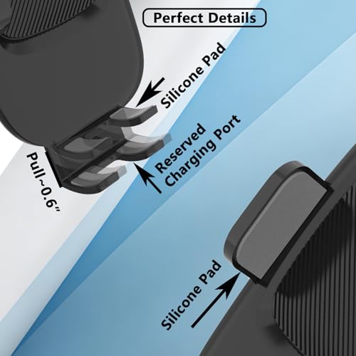 Universal Car Phone Holder Adjustable for Windshield, Black
