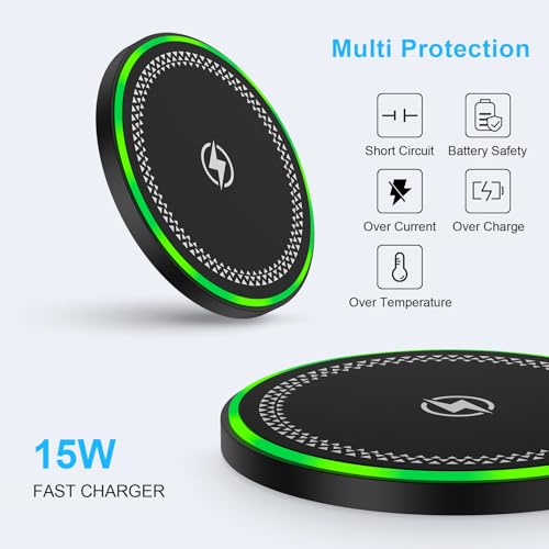 Wireless Charger Fast Charging Pad Wireless Phone Charger Pad