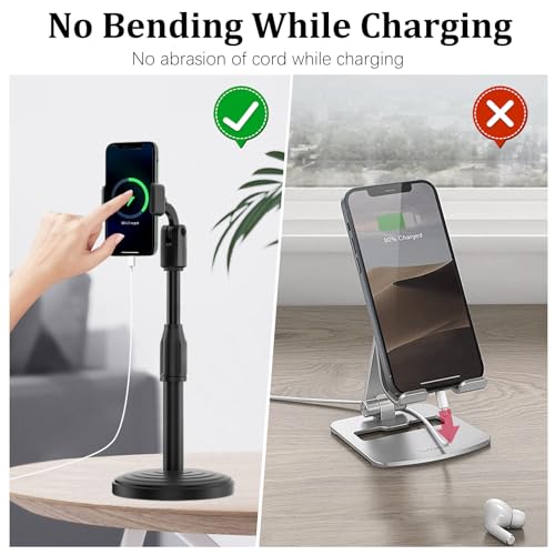 Cell Phone Holder, Height and Angle Adjustable Cell Phone Holder