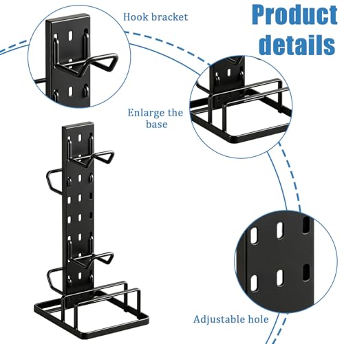 Headphone Stand with Controller Holder for Desk, Detachable Gaming Headset Organizer with Adjustable Hooks, Vertical Earphone Hanger for Game Controller, Phone, Desktop Accessories