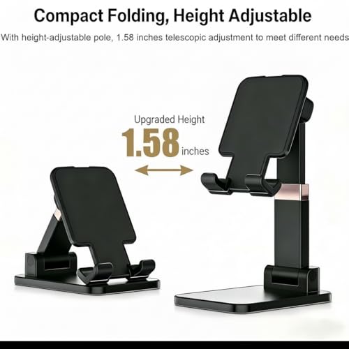 Phone and Tablet Stand, Adjustable Desktop Holder