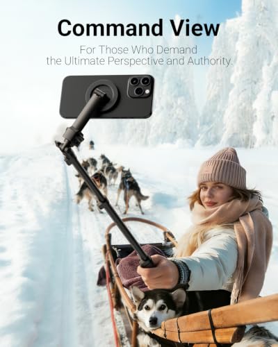 VIMOSE 66" Magnetic Phone Tripod, Tripod for iPhone with Remote