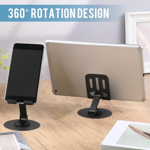 Geelin 12 Pcs Phone Stands Dual Folding Compatible with All Tablet, Grey - color: Grey