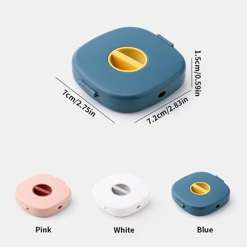 2 in 1 Cable Winder with Phone Stand, Durable Cable Organizer and Charging Stand, Portable Charging Cables Protective Case, for USB, Earphones (2WHITE) - color: 2WHITE