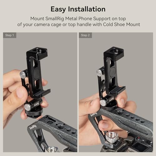 SMALLRIG Universal Phone Holder Mount with Cold Shoe - 4382 - size: Version 1