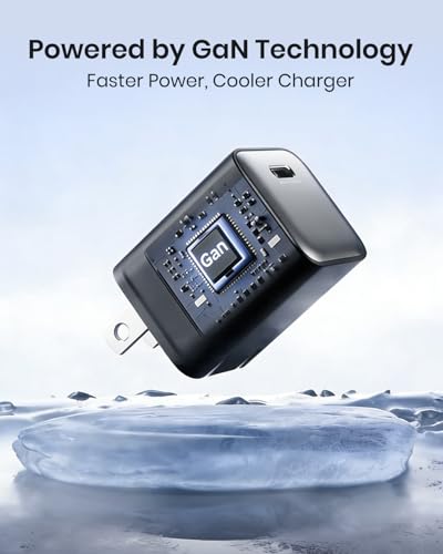 wegear 30W GaN USB C Wall Charger, Compact Charger Block with PD3.0 - color: Black, size: 2 Pack+Cables