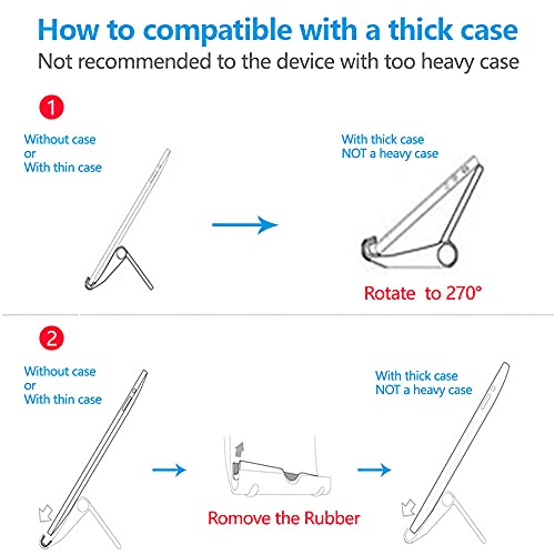 4Pcs Cell Phone Stand Holder for Desk Adjustable Compatible with iPhone 14 13 12 11 8 Pro Max SE XS XR Plus Samsung Galaxy Note20 S20 S10 S9 S8 Cell Phone Holder Foldable (4 Color) - color: 4 Color