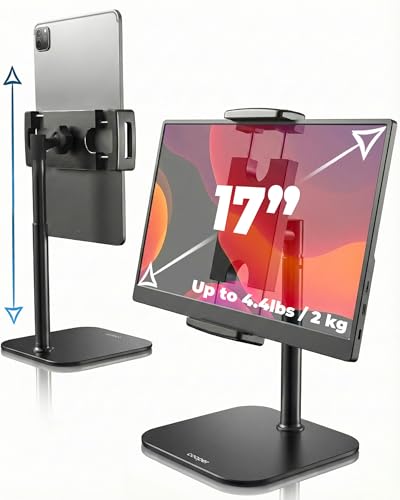 COOPER TabStand Mini 10" Tablet Stand, iPad Stand for Desk, Tablet Mount - color: C - Mini Black