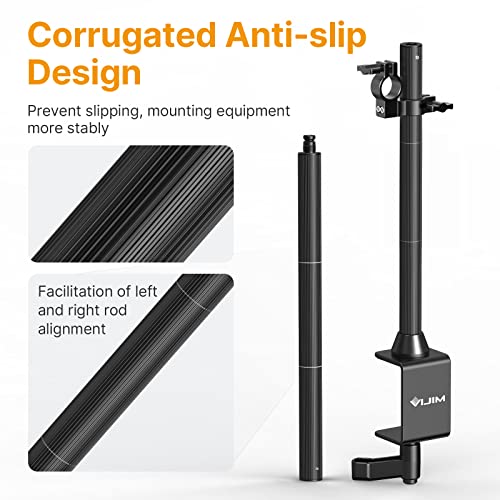 JUSMO LS15 Pro Camera Desk Mount, Aluminum Overhead Camera Mount Rig