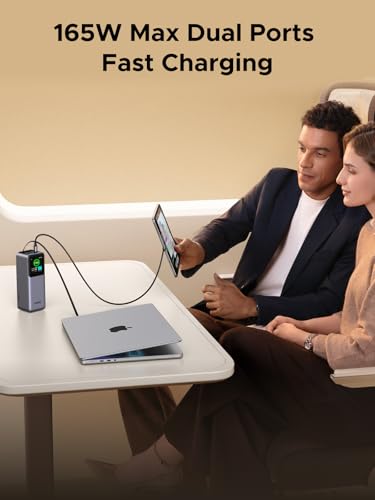 UGREEN 165W Power Bank + 100W Retractable USB-C Cable