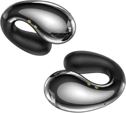 CoolJumper Upgraded Clip-on Ear Earbuds, Bluetooth 5.4 WirelessBlack
