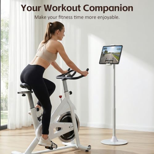 OATSBASF Heavy-Duty iPad Stand Floor 65" Height-Adjustable Tablet Holder