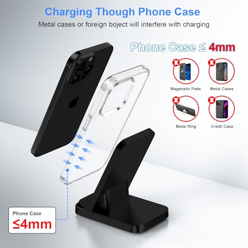 for Samsung Wireless Charger Fast Charging Stand for Galaxy S26Ultra - color: Black-1