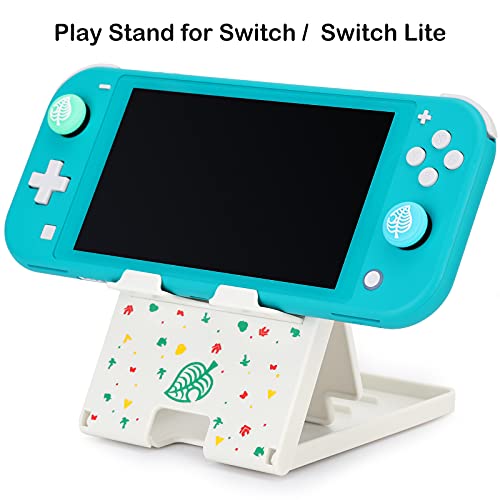 Foldable Stand for Nintendo Switch/2/Lite/OLED, Adjustable Switch Holder - color: White