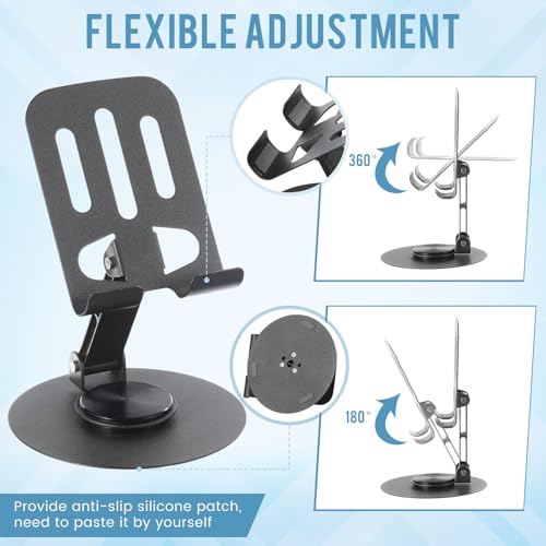 Geelin 12 Pcs Phone Stands Dual Folding Compatible with All Tablet, Grey - color: Grey