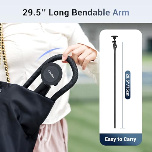 29.5'' Magnetic Flexible Gooseneck Phone Holder for iPhone Stroller Gym