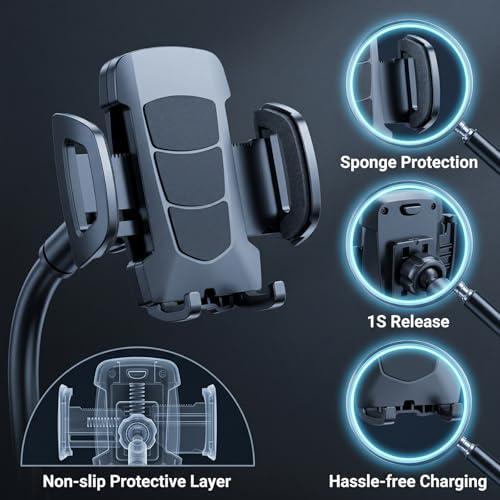 YUHENG Cup Holder Phone Holder for Car Stable Expandable Cup Base One-Button Quick Release