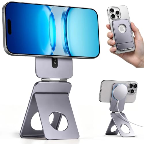 Phone Stand, 0.23“ Ultra-Lightweight and Portable iPhone Tripod Stand - color: Grey