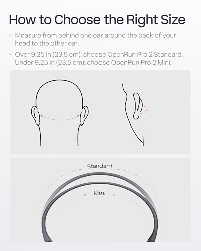 SHOKZ OpenRun Pro 2 Bone Conduction Bluetooth Sport Headphones, Blue - color: Blue, size: Standard
