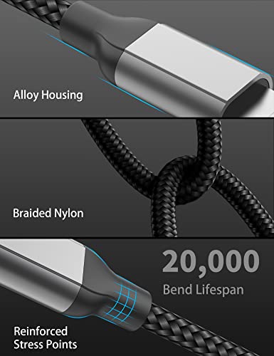 2Pack MFi Certified 6inch USB-C to Lightning Cable for iPhone 14/13/12 iPad - size: 0.5FT