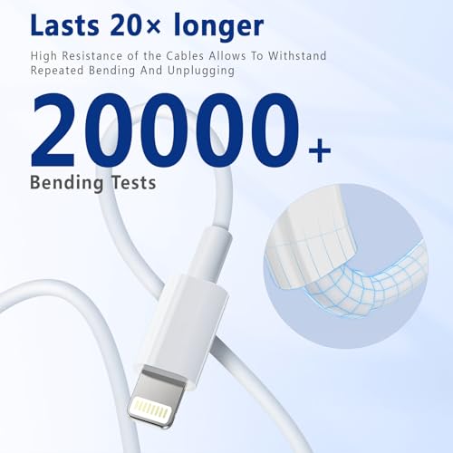 USB C to Lightning Cable 3FT [Apple MFi Certified] 2Pack - size: 3FT